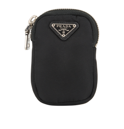 Prada Mini Bag Pouch, Nylon, Black, MII, E, 3*
